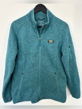 L.L. Bean Men’s Medium Full-Zip Fleece Jacket – Teal
